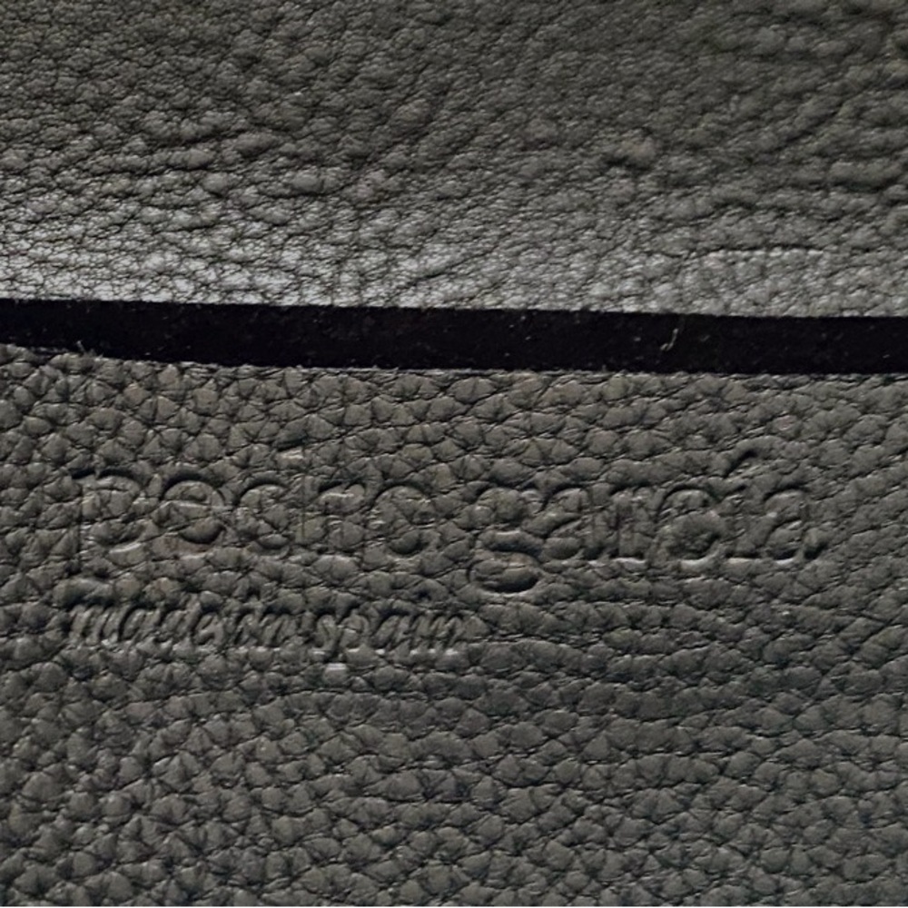 Pedro Garcia suede and leather foldover clutch - Picture 7 of 10